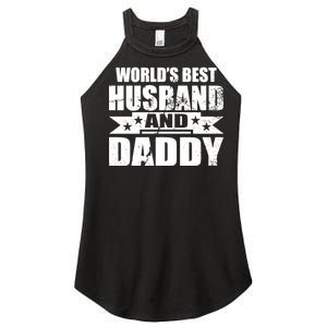 World's Best Husband And Daddy Women's Perfect Tri Rocker Tank