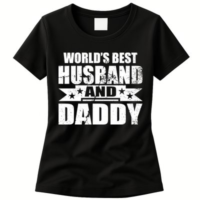 World's Best Husband And Daddy Womens T-Shirt