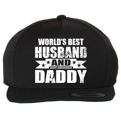 World's Best Husband And Daddy Wool Snapback Cap