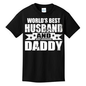 World's Best Husband And Daddy Kids T-Shirt