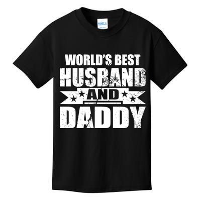 World's Best Husband And Daddy Kids T-Shirt