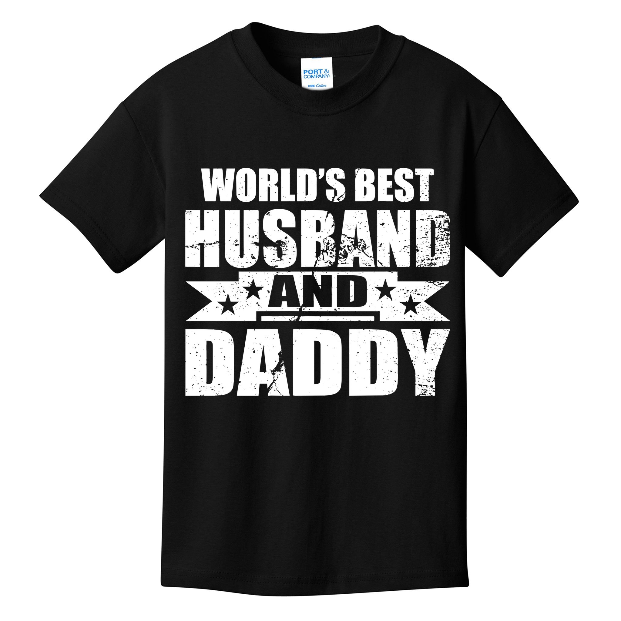 World's Best Husband And Daddy Kids T-Shirt