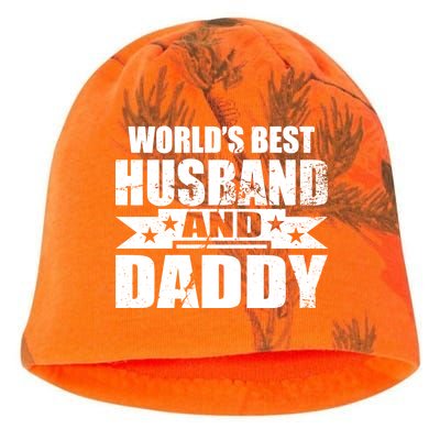 World's Best Husband And Daddy Kati - Camo Knit Beanie