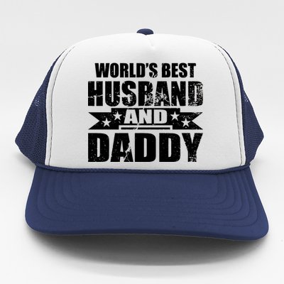 World's Best Husband And Daddy Trucker Hat