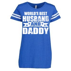 World's Best Husband And Daddy Enza Ladies Jersey Football T-Shirt