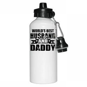 World's Best Husband And Daddy Aluminum Water Bottle