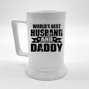 World's Best Husband And Daddy Beer Stein