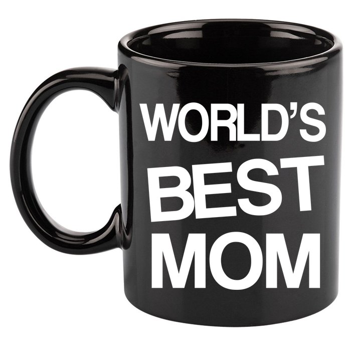 World's Best Mom 11oz C Handle Ceramic Mug