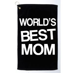 World's Best Mom Platinum Collection Golf Towel