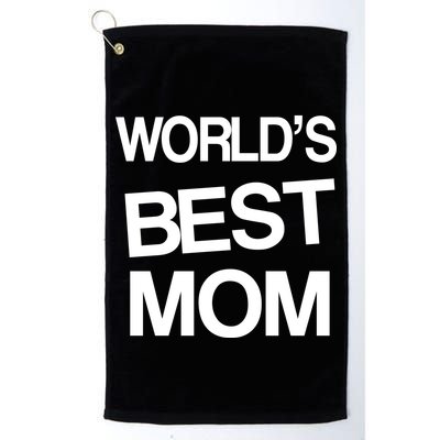 World's Best Mom Golf Towel