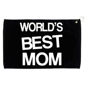 World's Best Mom Grommeted Golf Towel