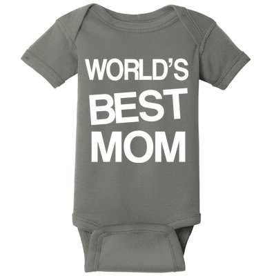 World's Best Mom Baby Bodysuit