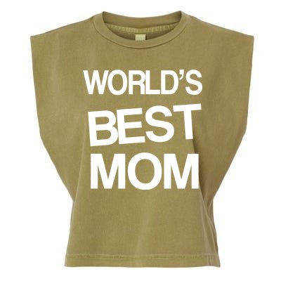 World's Best Mom Garment-Dyed Women's Muscle Tee