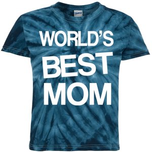 World's Best Mom Kids Tie-Dye T-Shirt