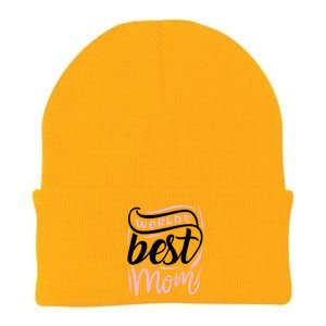 Worlds Best Mom Mothers Day Gift Knit Cap Winter Beanie