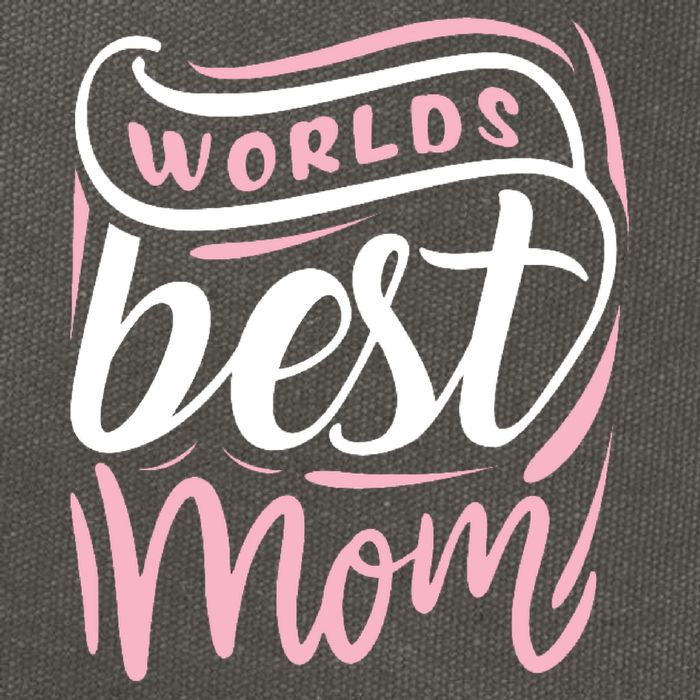 Worlds Best Mom Mothers Day Gift Cotton Canvas Backpack