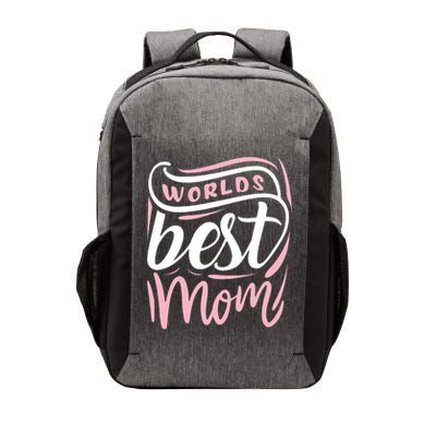 Worlds Best Mom Mothers Day Gift Vector Backpack