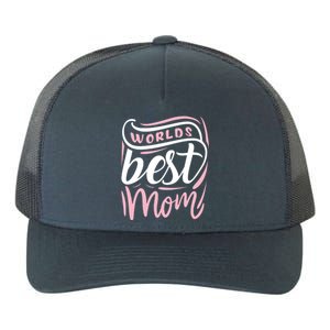 Worlds Best Mom Mothers Day Gift Yupoong Adult 5-Panel Trucker Hat