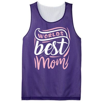 Worlds Best Mom Mothers Day Gift Mesh Reversible Basketball Jersey Tank