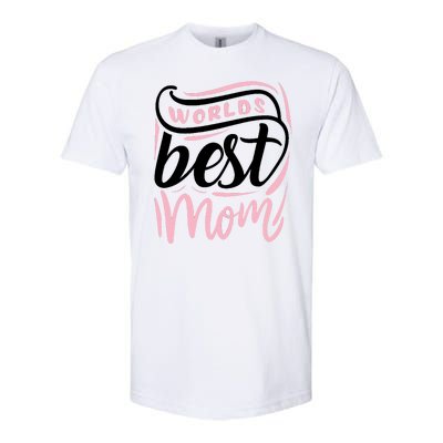 Worlds Best Mom Mothers Day Gift Softstyle® CVC T-Shirt