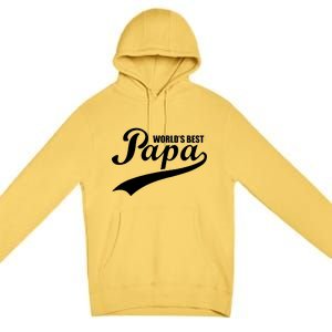 World's Best Papa Premium Pullover Hoodie