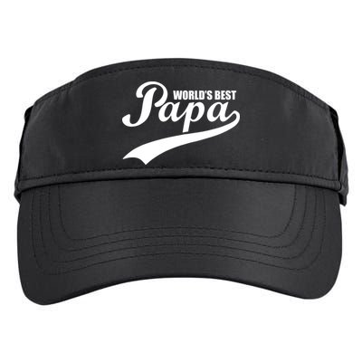 World's Best Papa Adult Drive Performance Visor