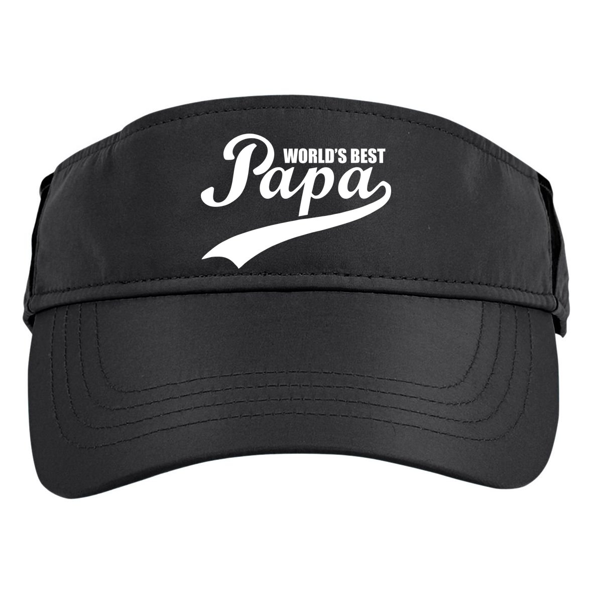 World's Best Papa Adult Drive Performance Visor