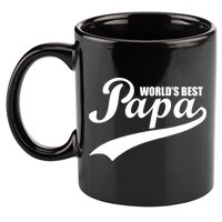 World's Best Papa 11oz C Handle Ceramic Mug