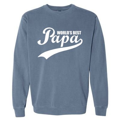 World's Best Papa Garment-Dyed Sweatshirt