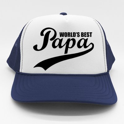 World's Best Papa Trucker Hat