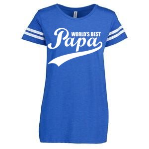 World's Best Papa Enza Ladies Jersey Football T-Shirt