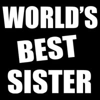 World's Best Sister 7-Panel Snapback Hat