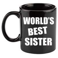 World's Best Sister 11oz C Handle Ceramic Mug