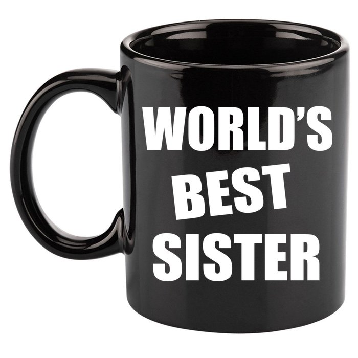World's Best Sister 11oz C Handle Ceramic Mug