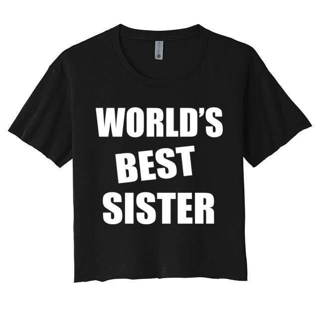 World's Best Sister Crop Top