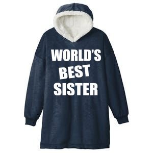 World's Best Sister Hooded Wearable Blanket