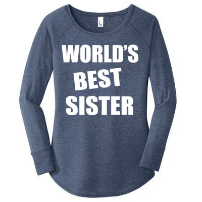 World's Best Sister Women's Perfect Tri Tunic Long Sleeve Shirt