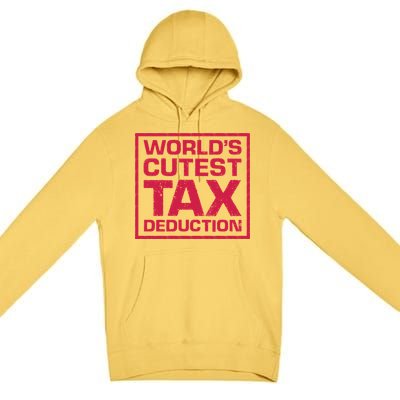 World's Cutest Tax Deduction Premium Pullover Hoodie