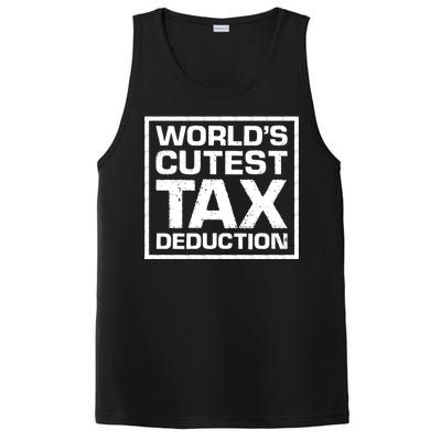 World's Cutest Tax Deduction PosiCharge Competitor Tank