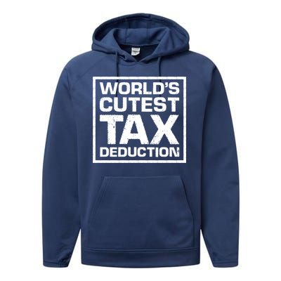 World's Cutest Tax Deduction Performance Fleece Hoodie