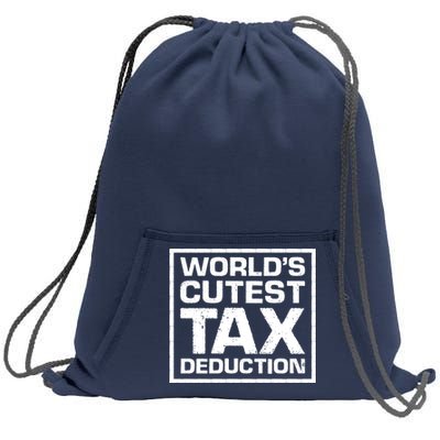 World's Cutest Tax Deduction Sweatshirt Cinch Pack Bag