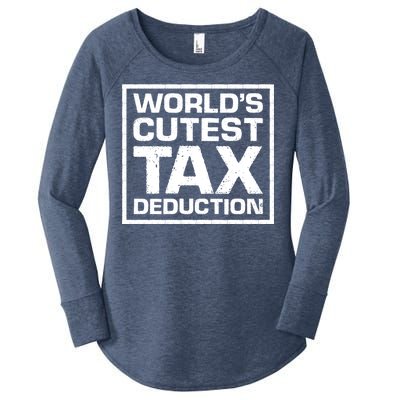 World's Cutest Tax Deduction Women's Perfect Tri Tunic Long Sleeve Shirt