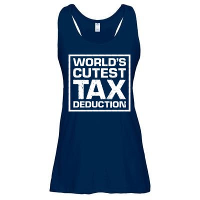 World's Cutest Tax Deduction Ladies Essential Flowy Tank