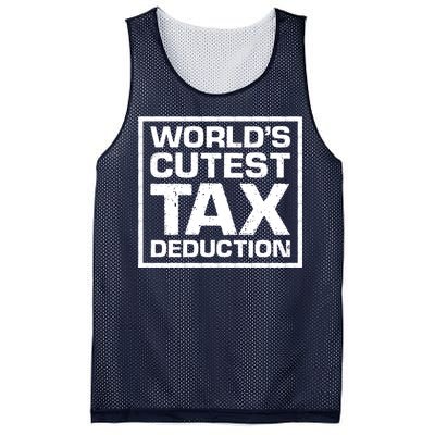 World's Cutest Tax Deduction Mesh Reversible Basketball Jersey Tank