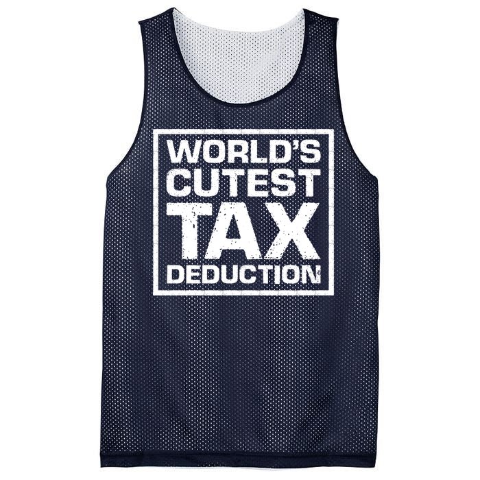 World's Cutest Tax Deduction Mesh Reversible Basketball Jersey Tank