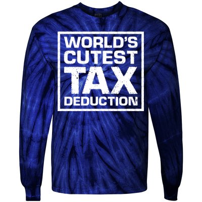 World's Cutest Tax Deduction Tie-Dye Long Sleeve Shirt