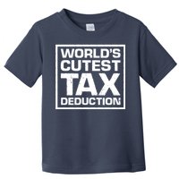 World's Cutest Tax Deduction Toddler T-Shirt