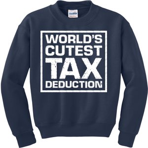 World's Cutest Tax Deduction Kids Sweatshirt