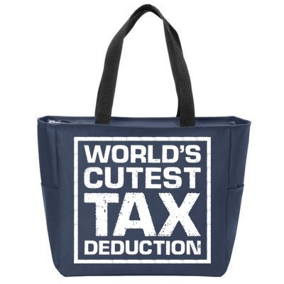 World's Cutest Tax Deduction Zip Tote Bag