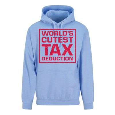 World's Cutest Tax Deduction Unisex Surf Hoodie